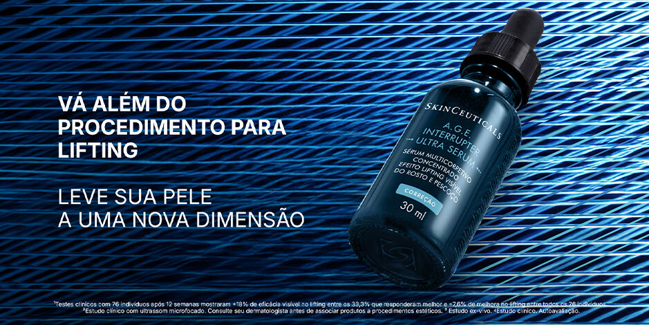 Novo Sérum A.G.E para Efeito Lifting Visível | SkinCeuticals